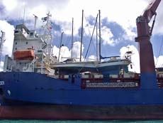 Die Carpe Diem an exponierter Stelle, ganz draußen